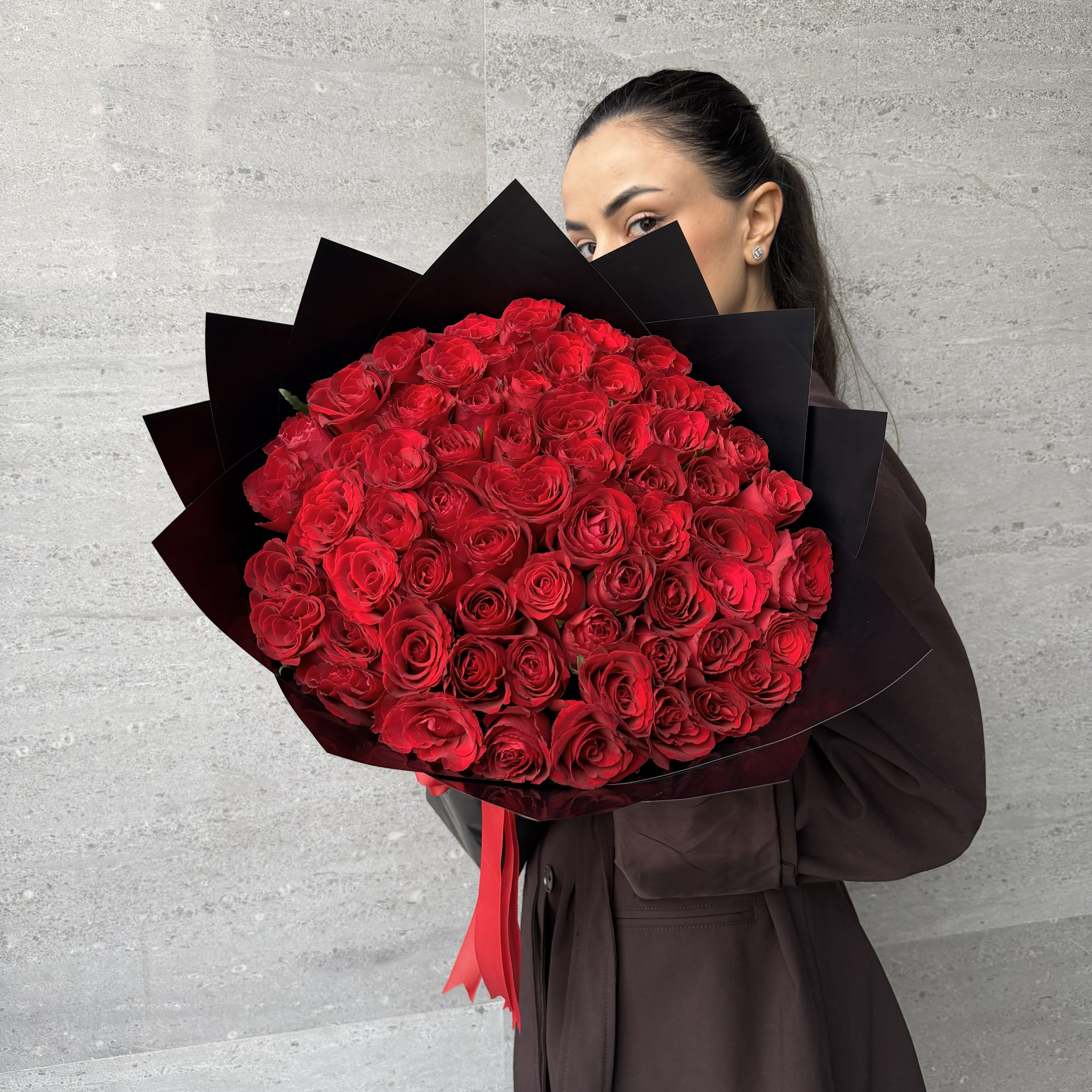 50 Red Roses Bouquet