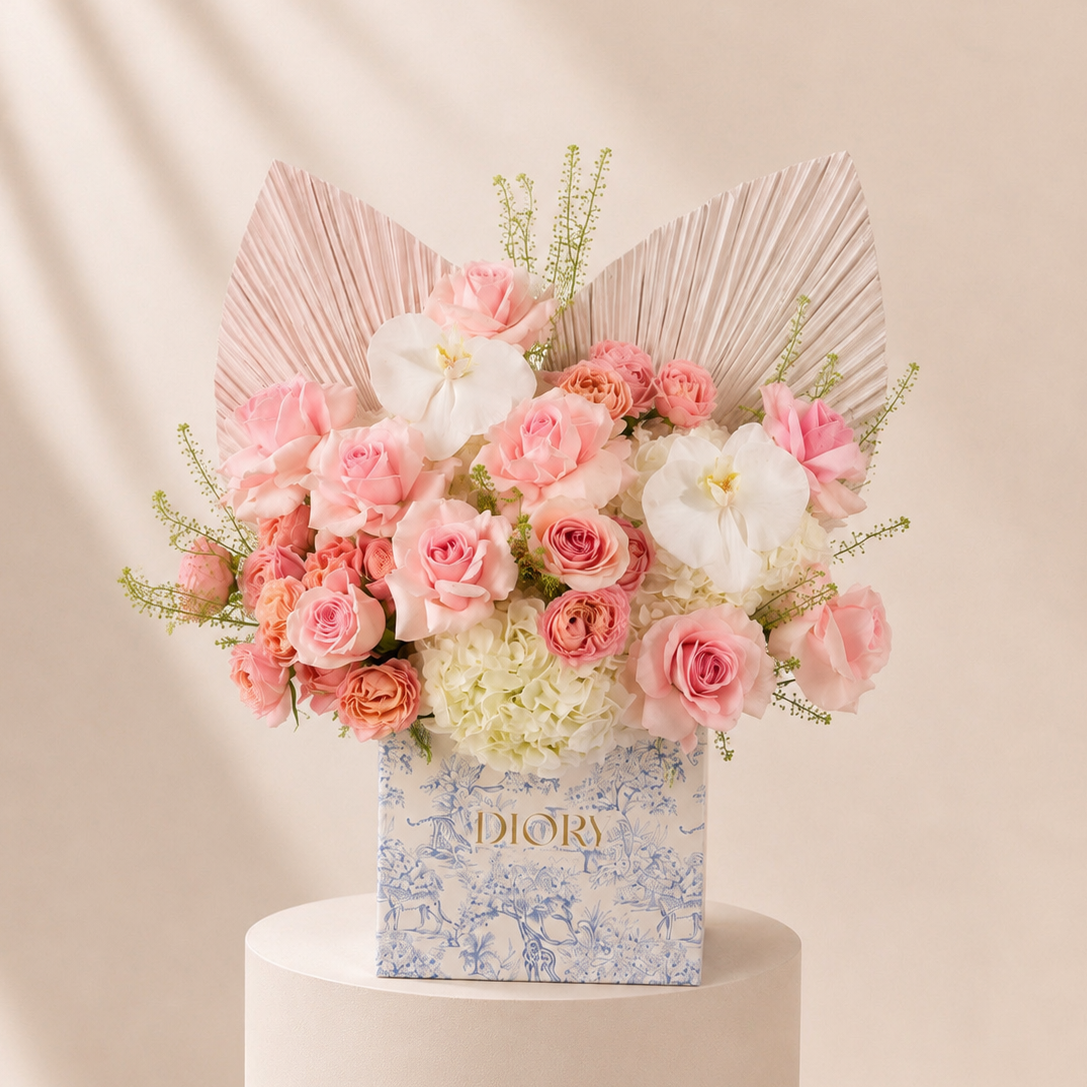 Pink Orchid Box Diory