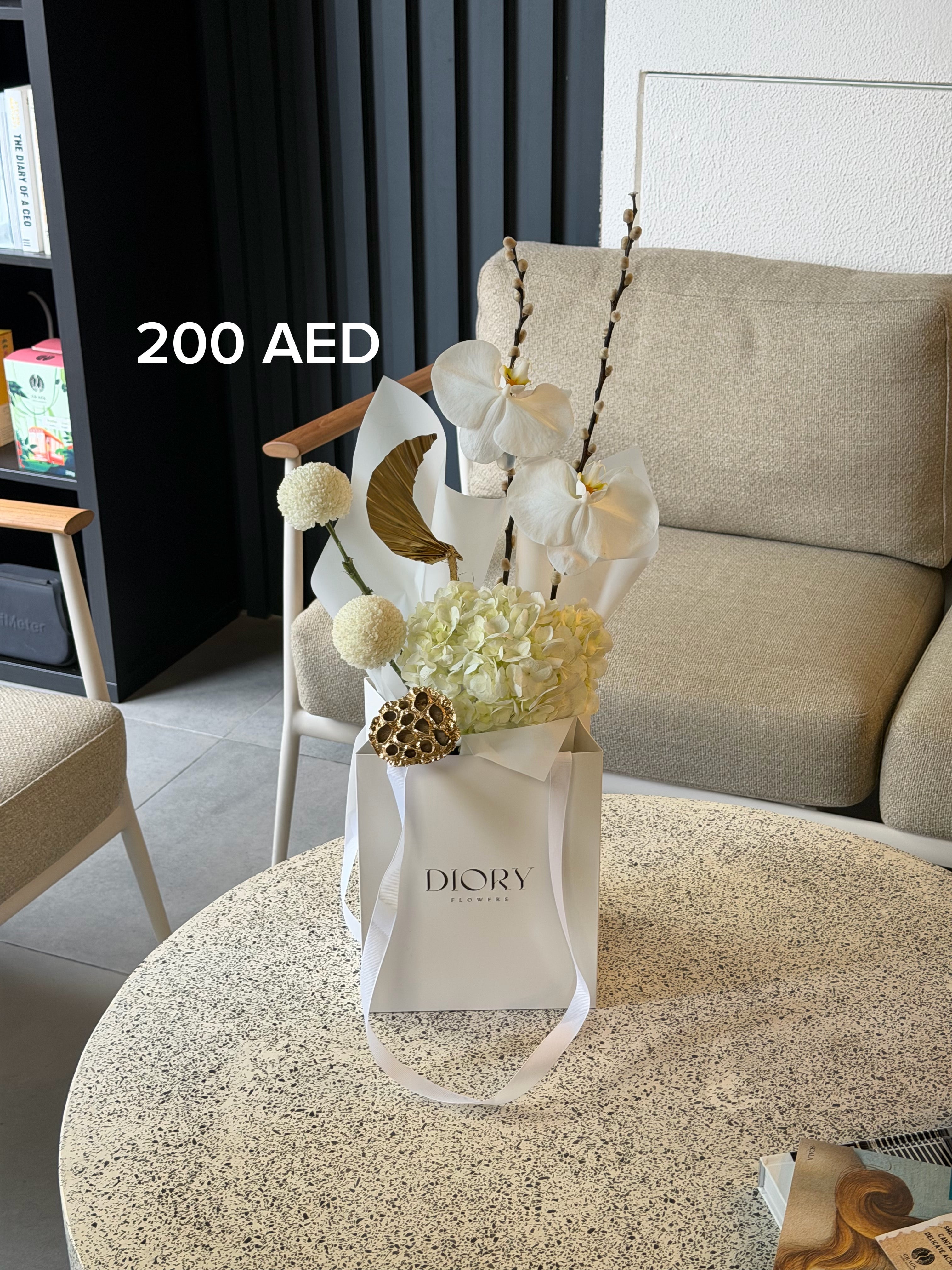 Golden Crescent Diory - Ramadan Luxury Flower Gift